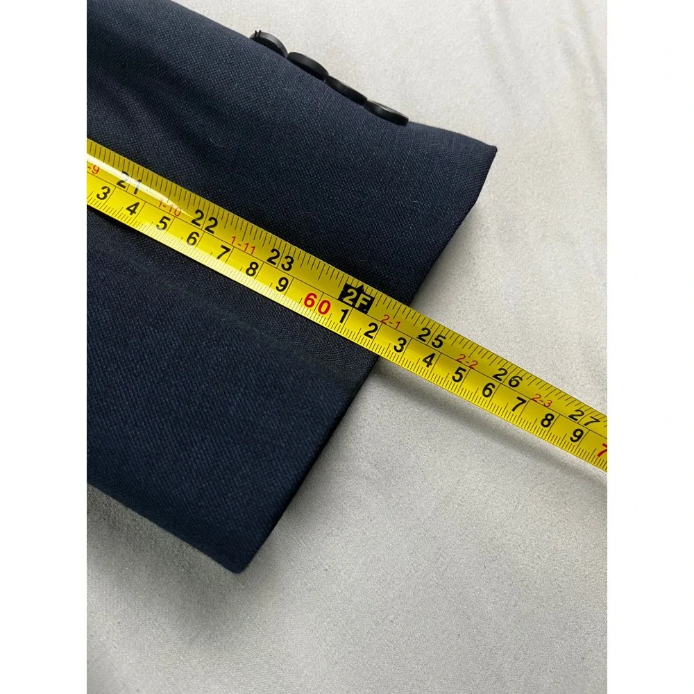 Pronto Uomo Platinum Wool Blazer Executive Fit Mens 44R Navy Blue Sport Coat‎
